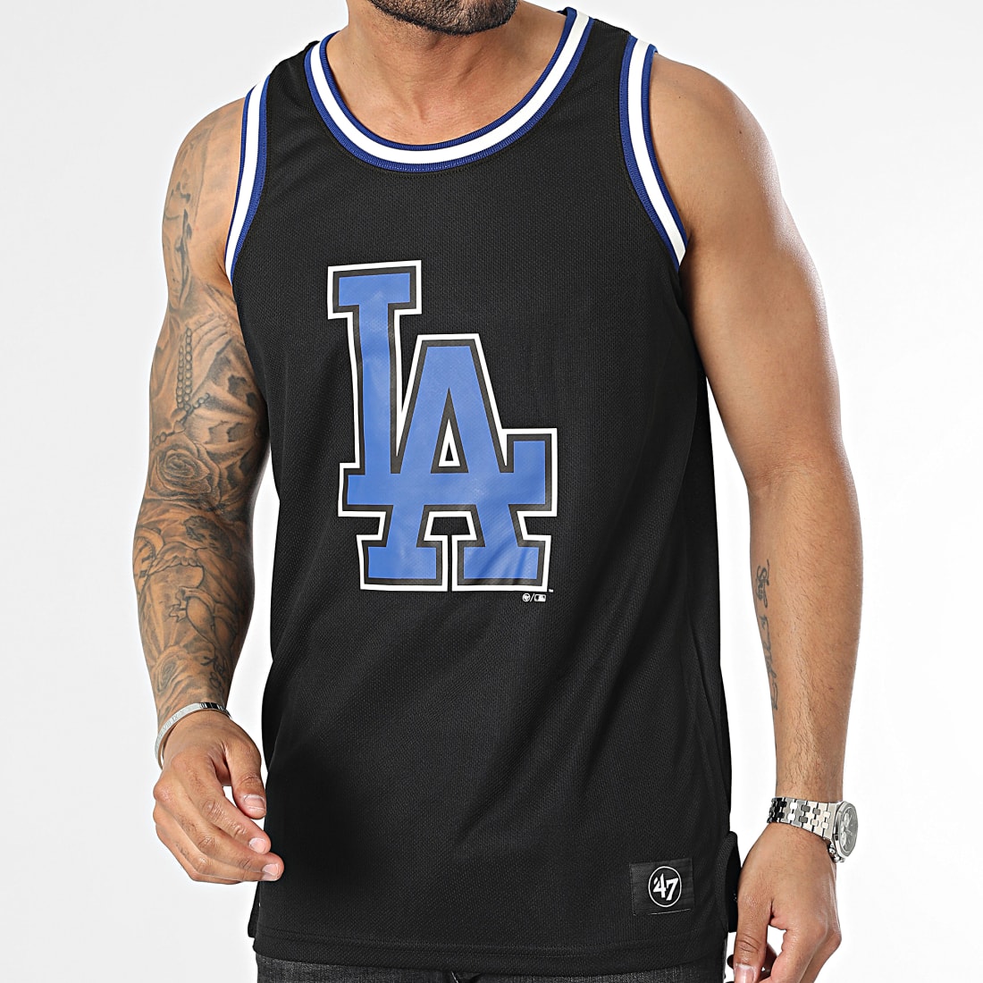 47 MLB Los Angeles Dodgers Grafton Sleeveless T-Shirt Black
