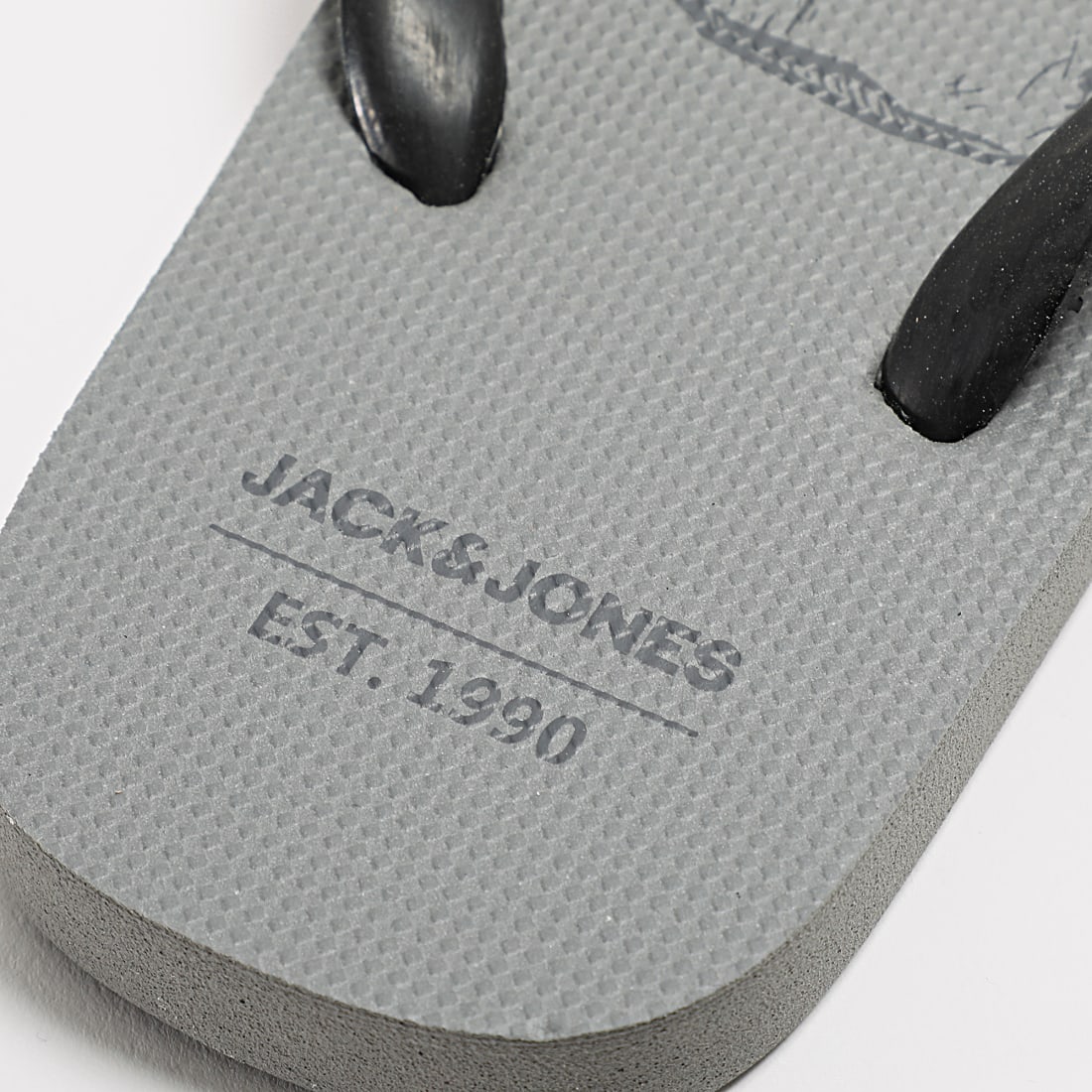 Jack And Jones Tongs Authentic Skull Gris