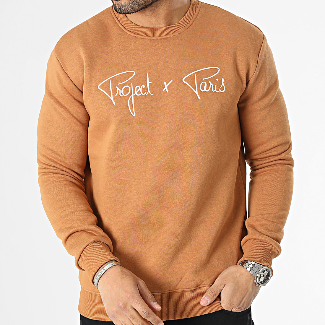 Project X Paris Sweat Crewneck 1920009 Camel