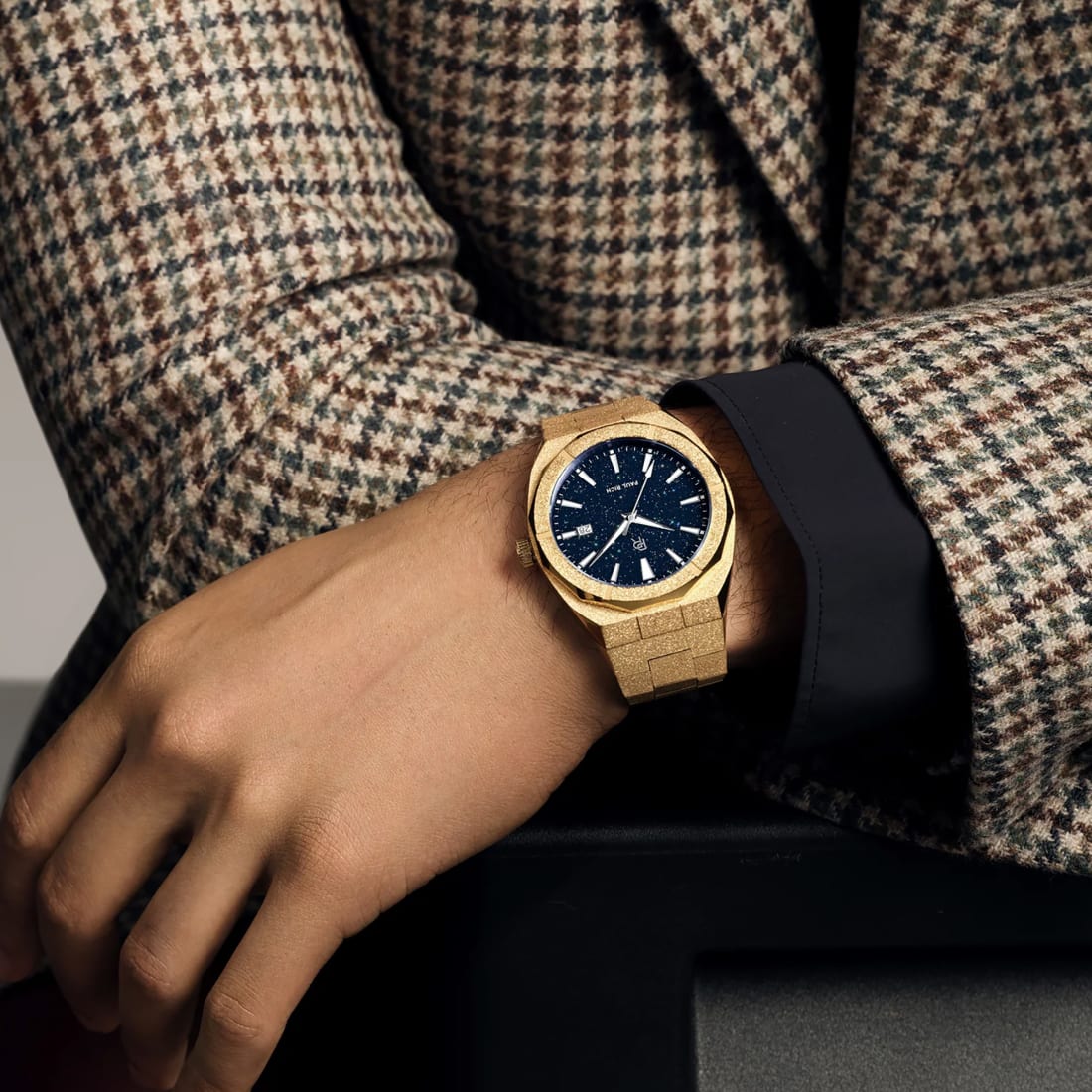 Paul Rich Montre Frosted Star Dust 45mm Gold