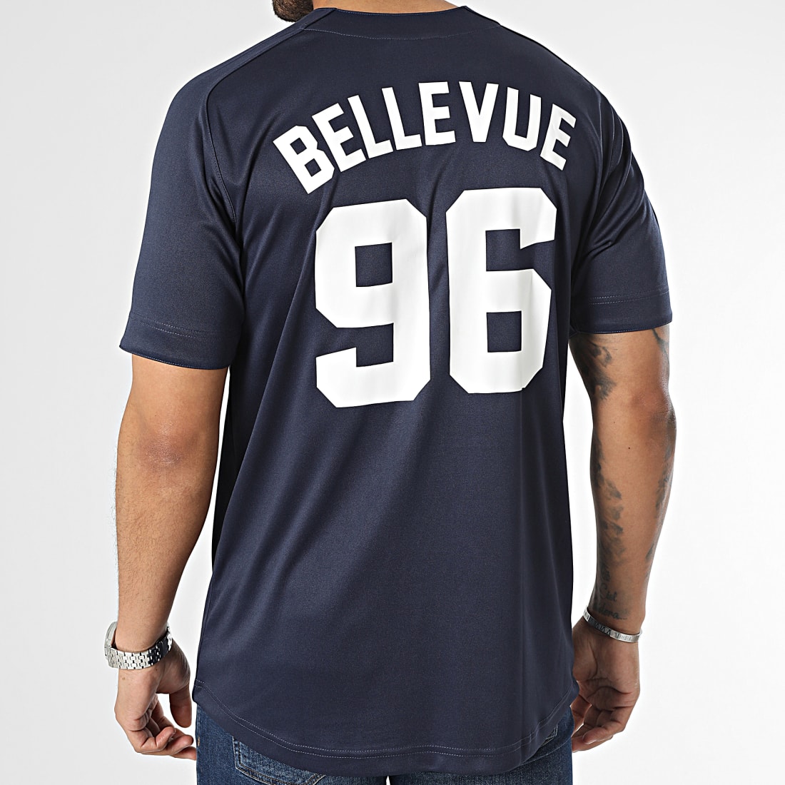 Bellevue by Benjamin Epps Chemise Manches Courtes 96 Bleu Marine