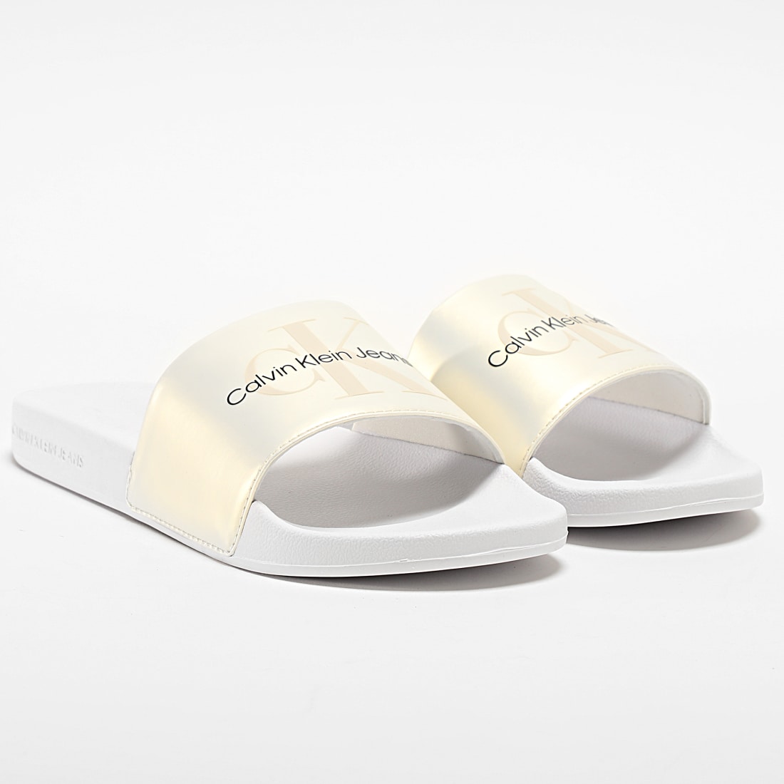 claquette calvin klein femme rose