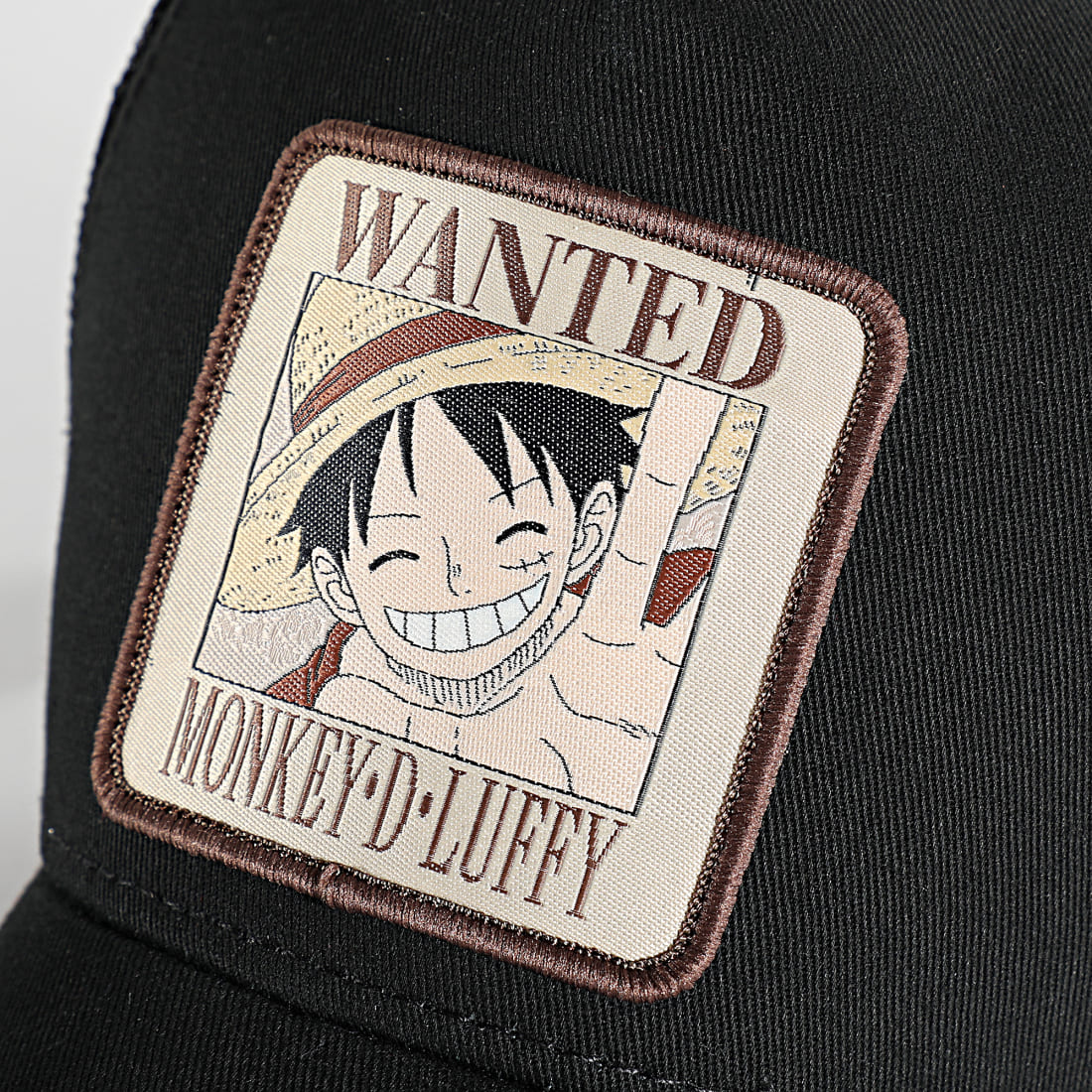 Capslab Casquette Trucker Wanted Noir