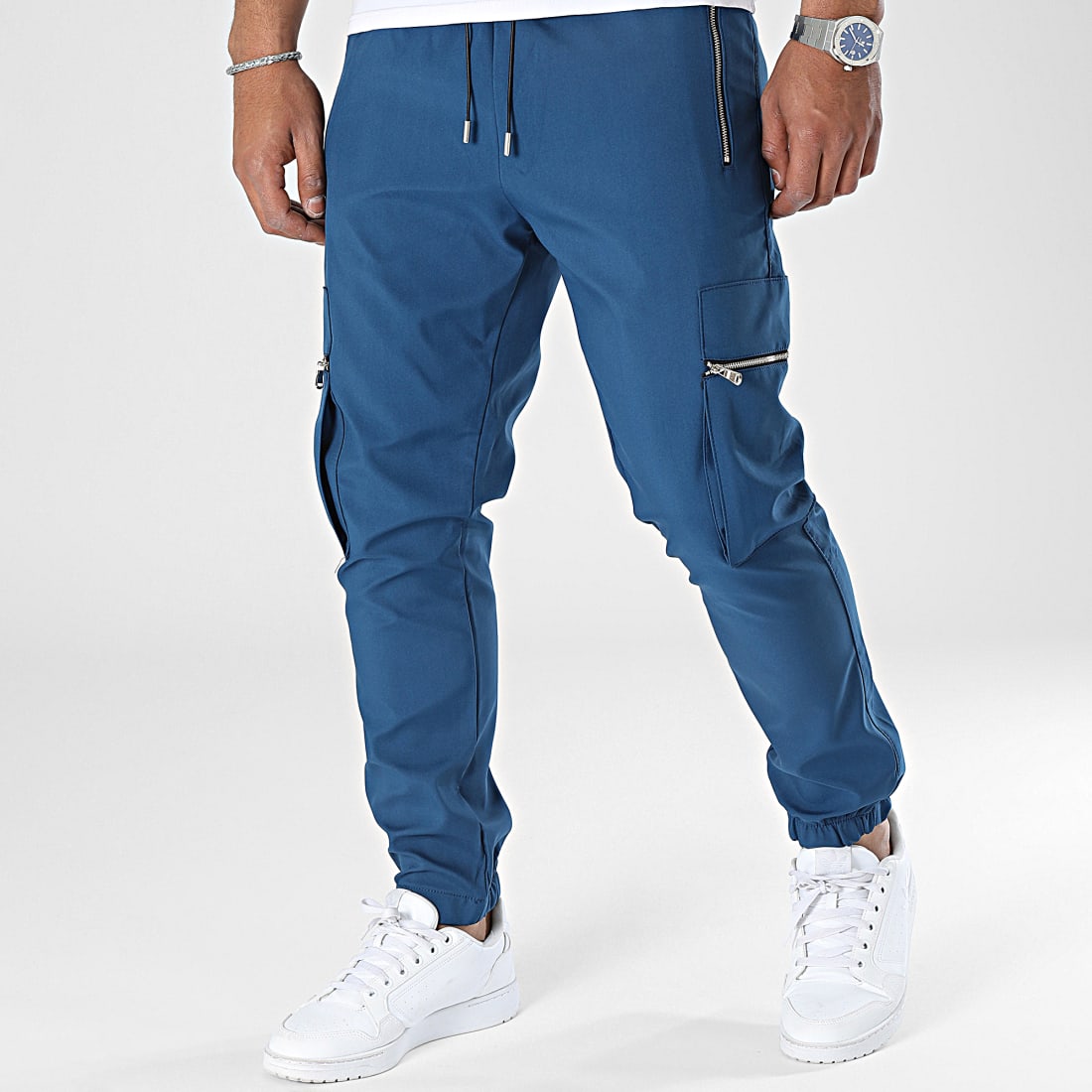 Ikao Pantalon Cargo Bleu Marine LaBoutiqueOfficielle