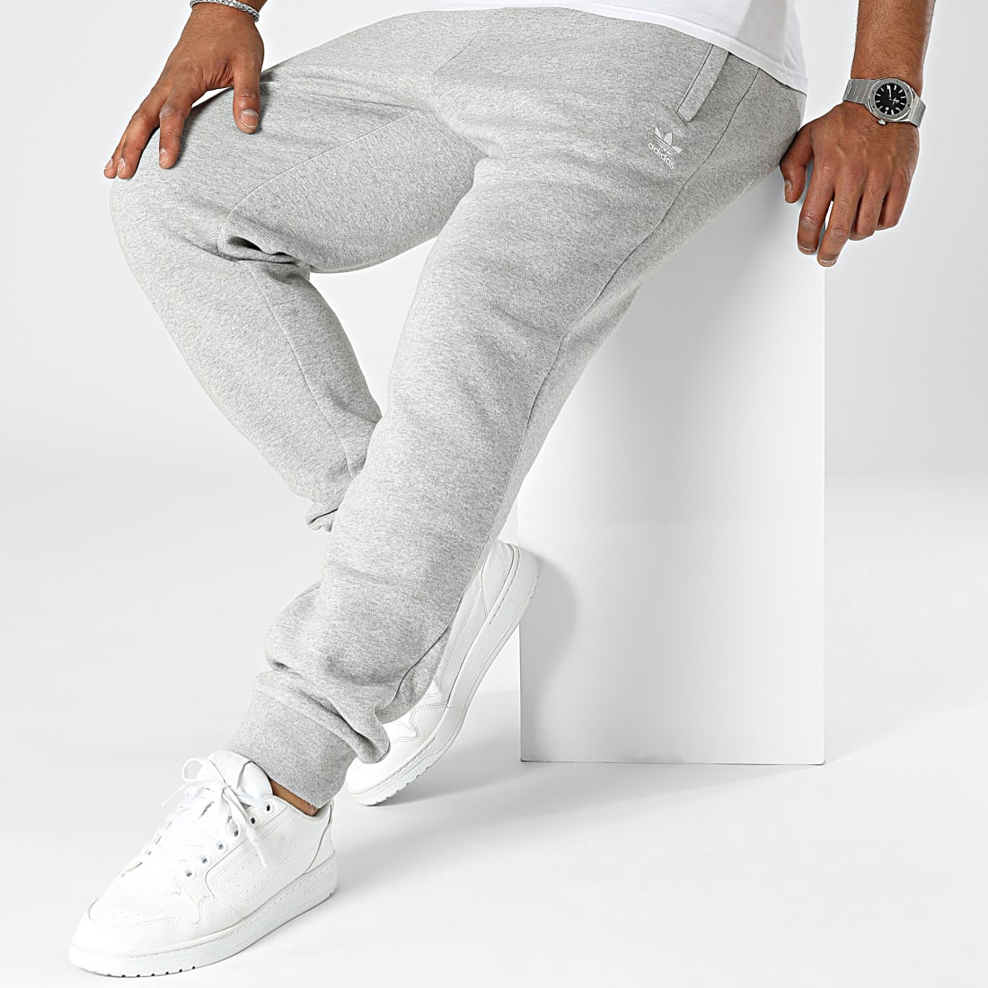 Adidas Originals Pantalon Jogging Essentials IA4833 Gris Chiné