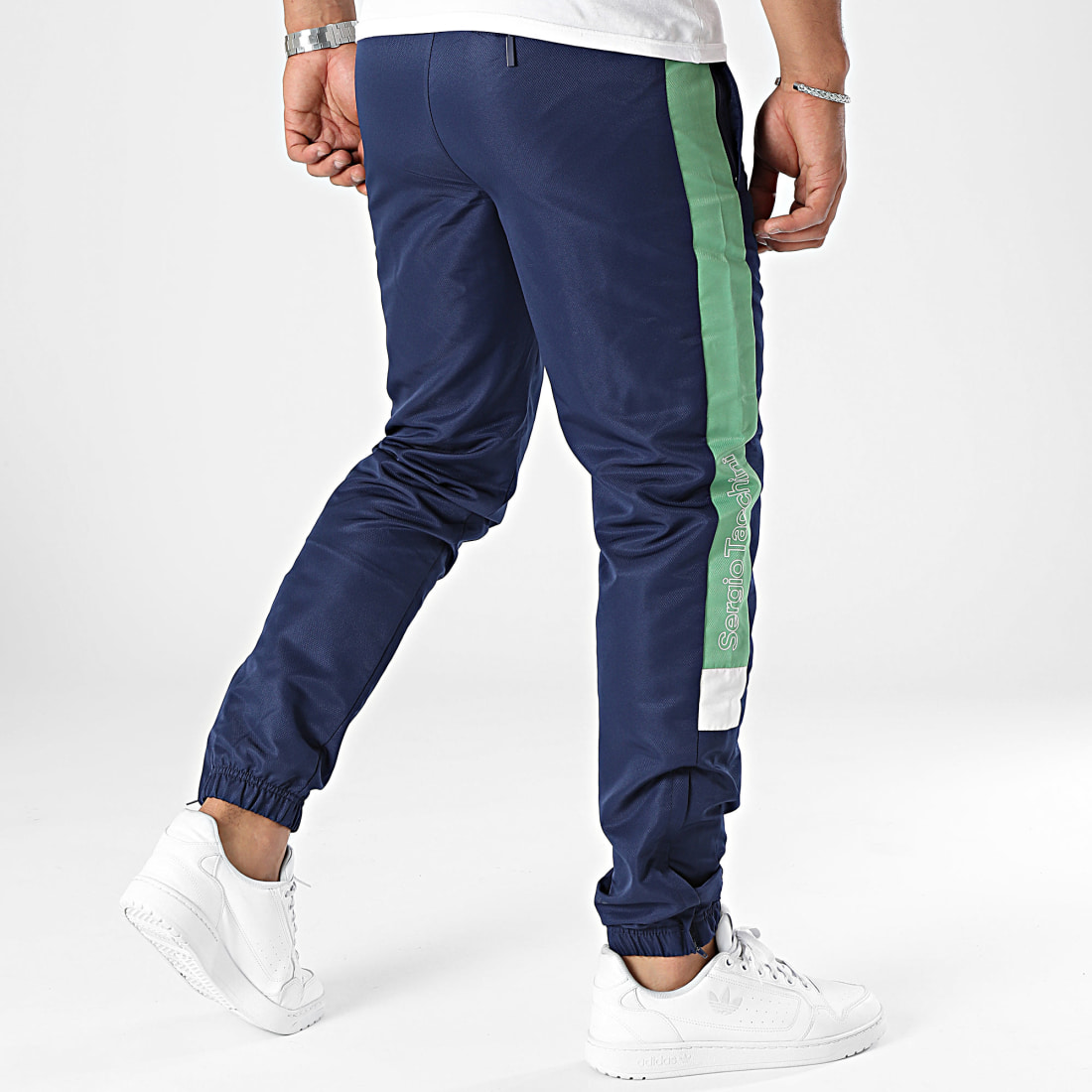 Sergio Tacchini Pantalon Jogging Cross 40324 Bleu Marine