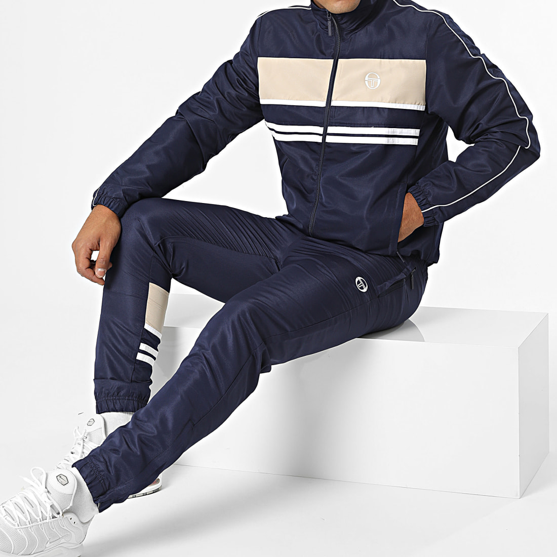 Sergio tacchini survetement best sale bleu