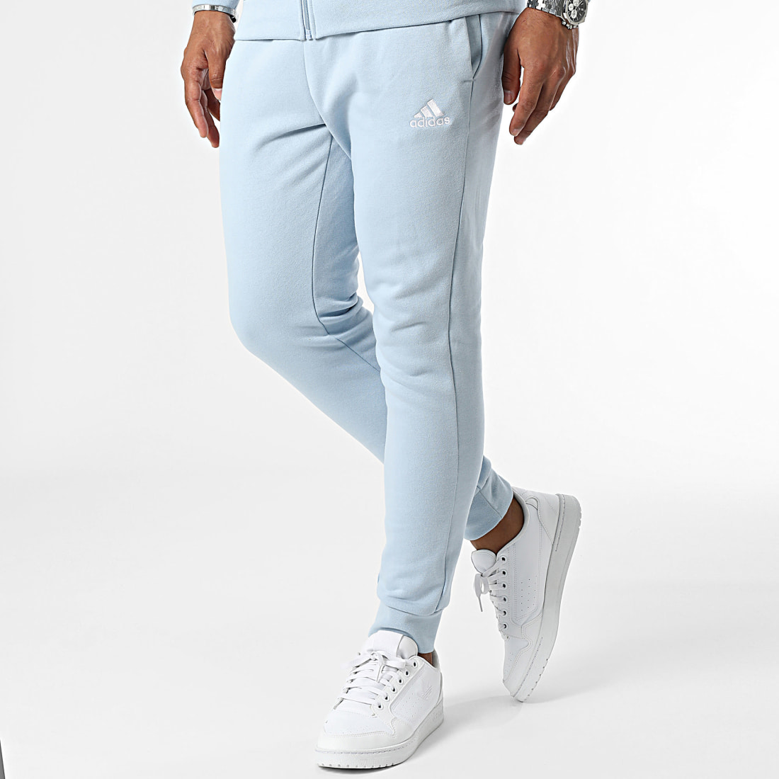 Pantalon survêtement adidas Tiro bleu ciel sur