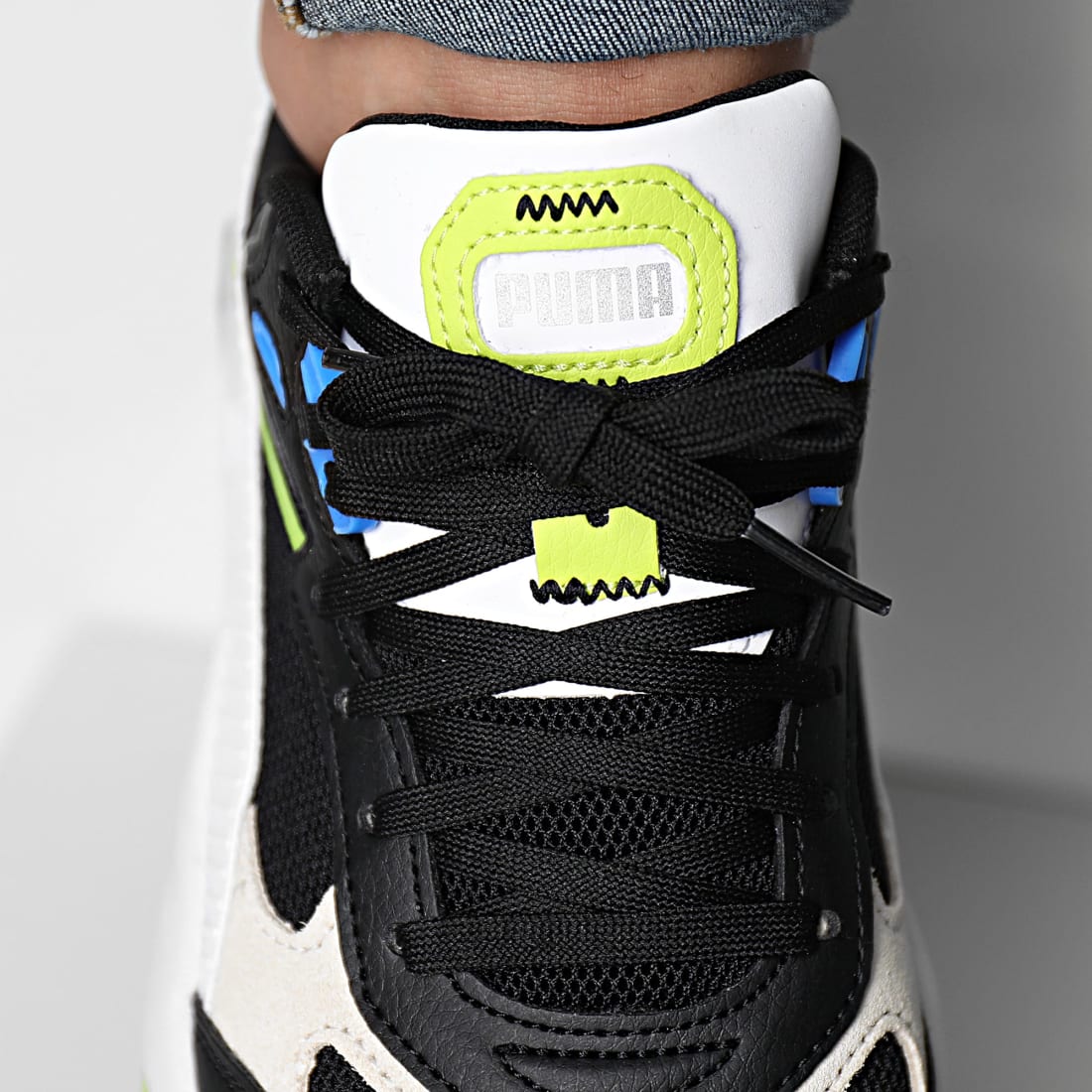 Puma Baskets Trinity 389289 Black Puma White Lime Smash