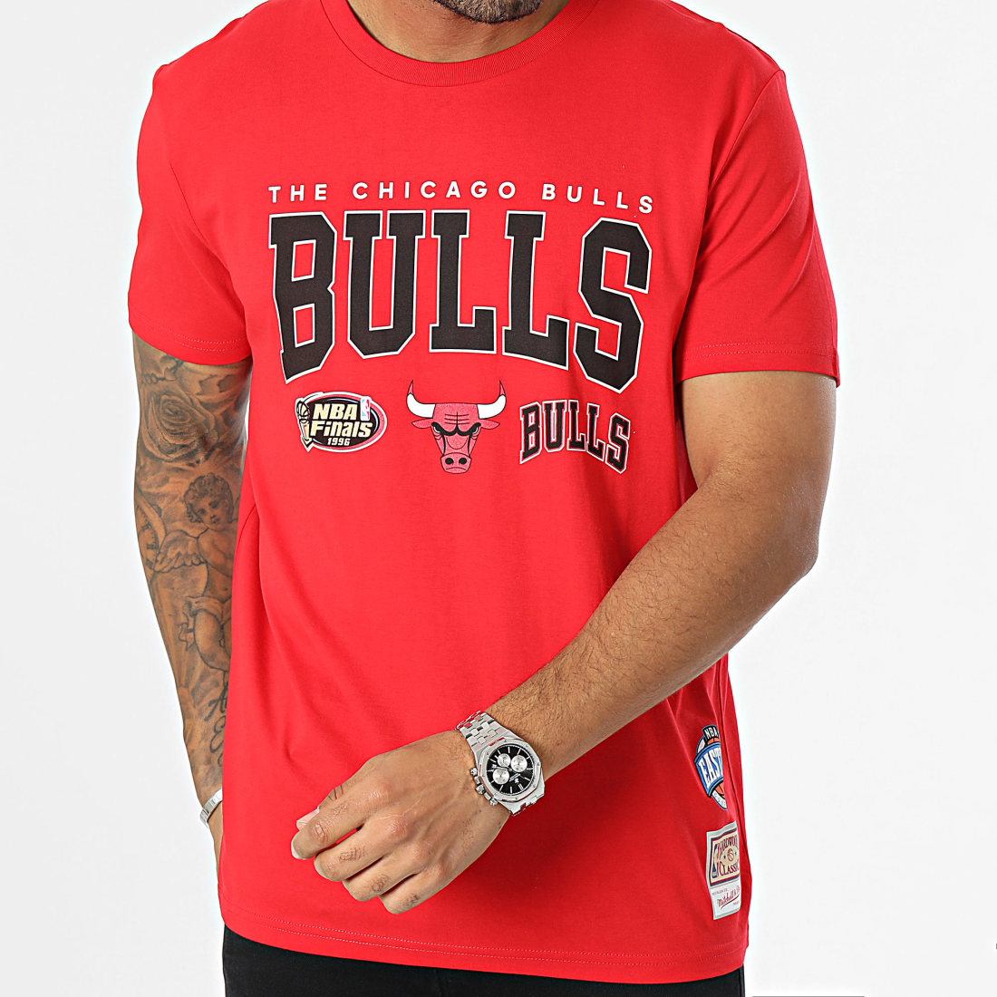 Mitchell&Ness NBA HWC Champ Stack Chicago Bulls T-shirt Red