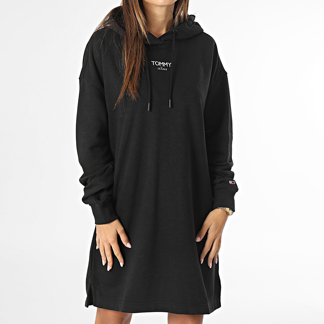 Robe sweat capuche tommy online hilfiger femme