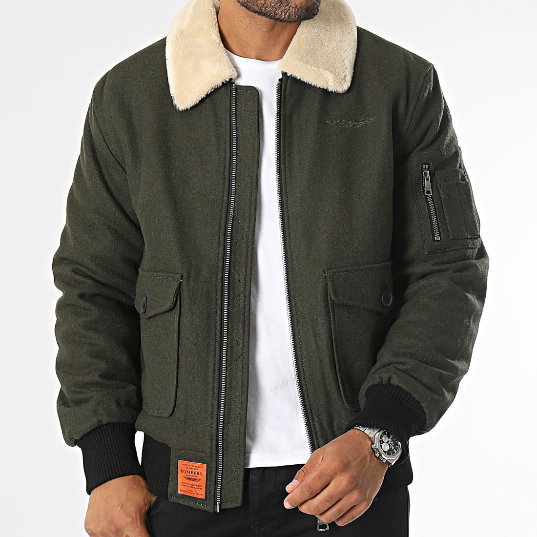 Bomber clearance col mouton