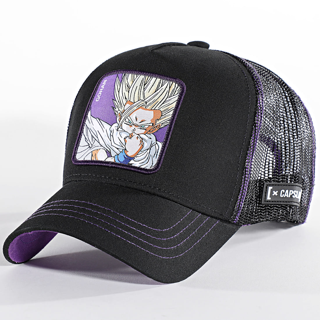 Capslab Casquette Trucker Dragon Ball Z Gohan Noir
