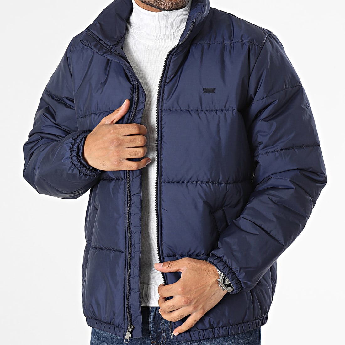 Levi s Doudoune Capuche A5640 Bleu Marine LaBoutiqueOfficielle