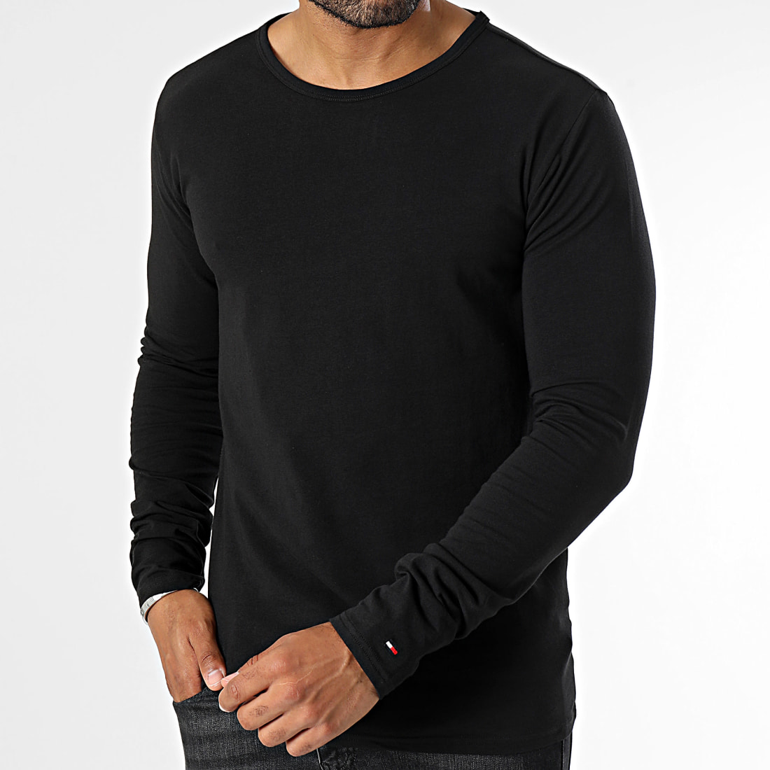 T shirt manches longues tommy hilfiger 2025