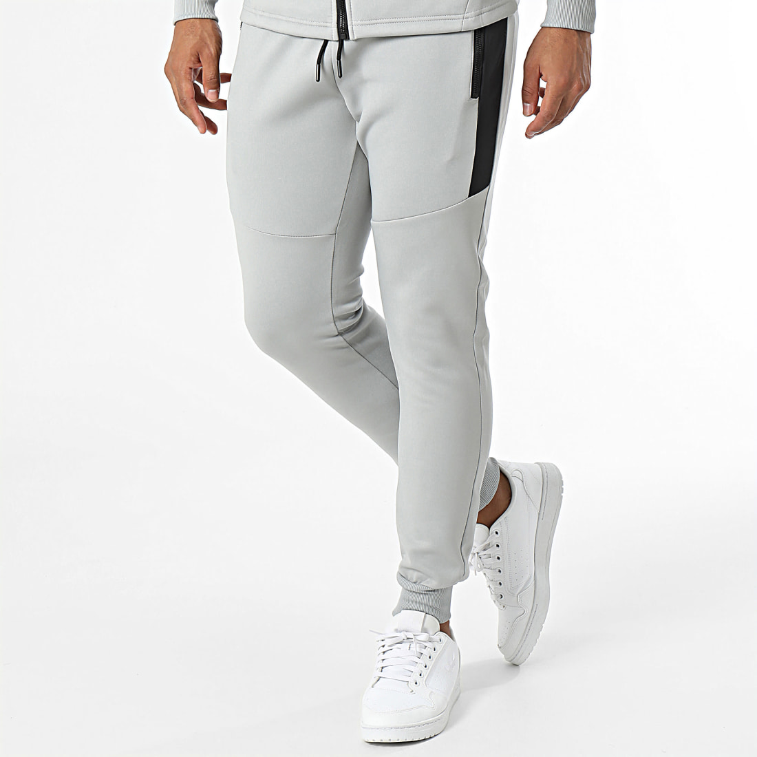 Zayne Paris Ensemble De Survetement Gris Noir