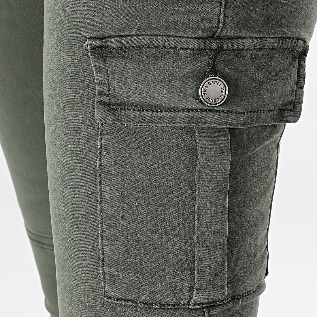 Femme Girls Outfit Pantalon Cargo Skinny S353 Vert Vert Kaki | Jeans -  Pantalons · Bflyevents