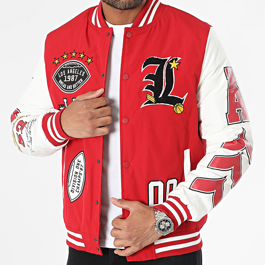 Veste new arrivals teddy rouge