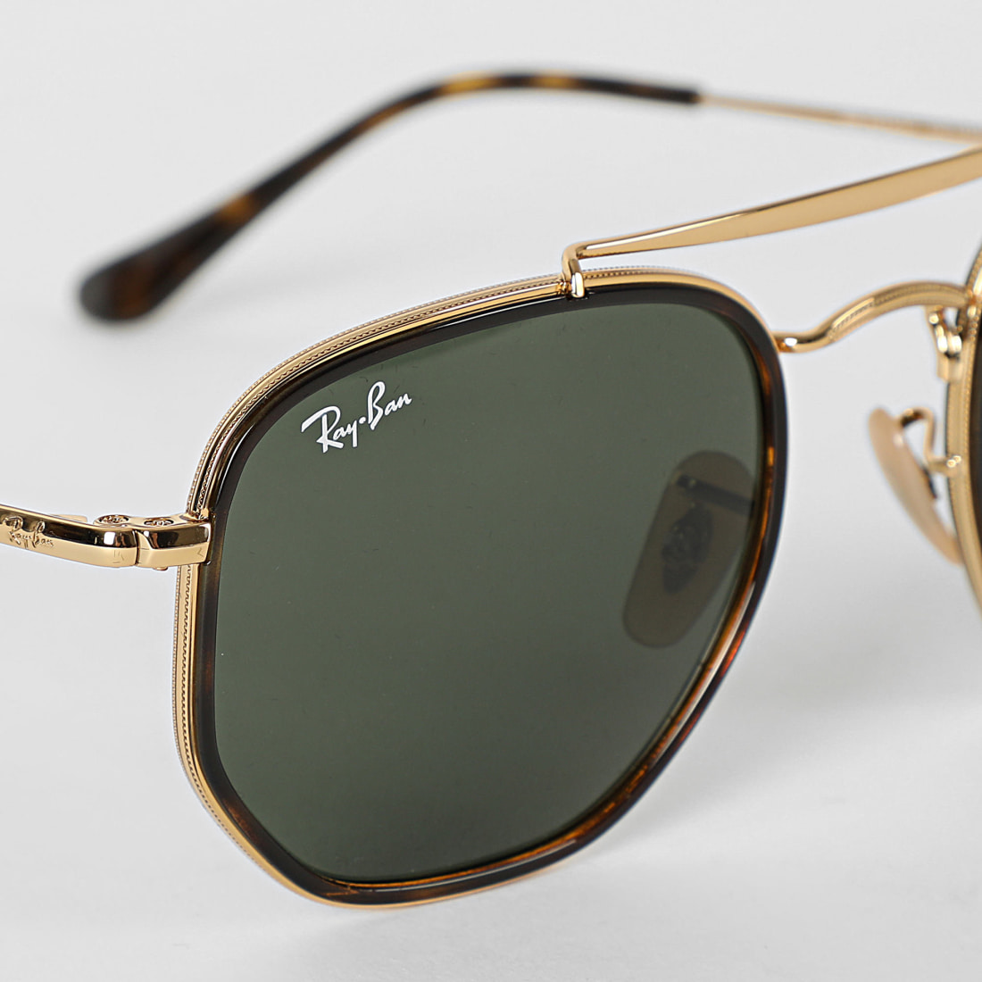 Ray Ban Lunettes De Soleil Marshal II RB3548 Noir Vert