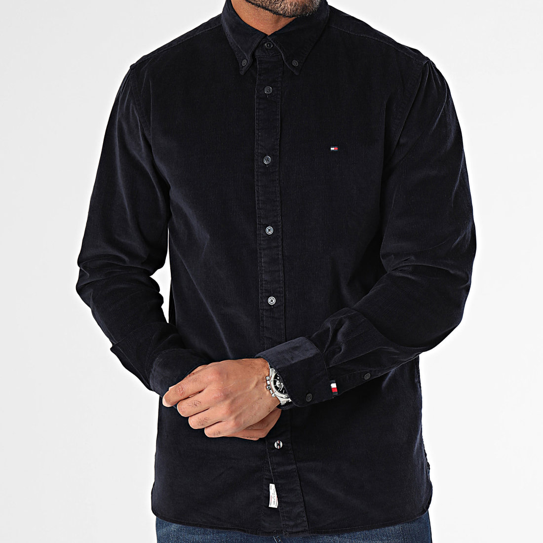 Chemise tommy sales hilfiger noir