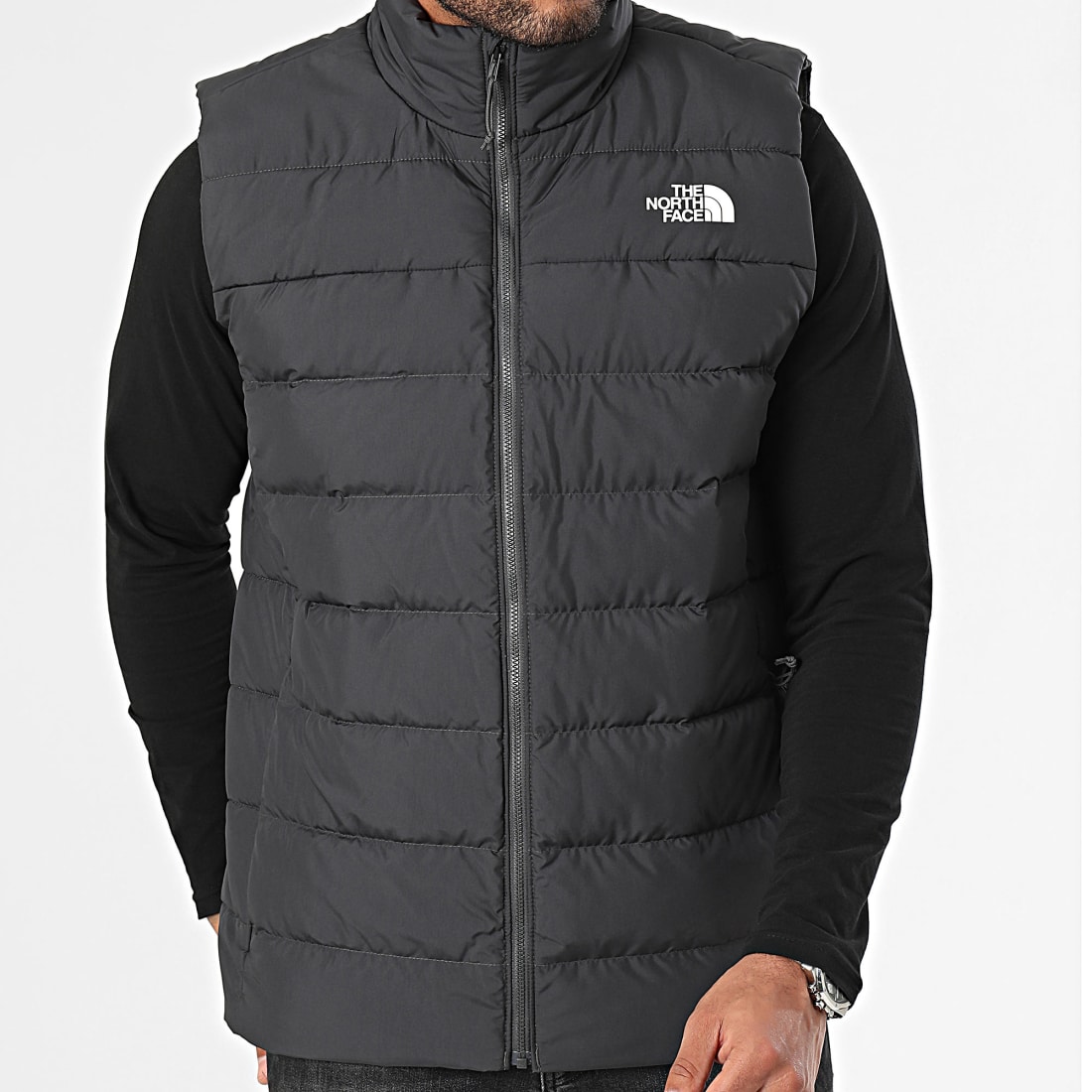 The North Face Doudoune Sans Manches Aconcagua 3 Gris Anthracite