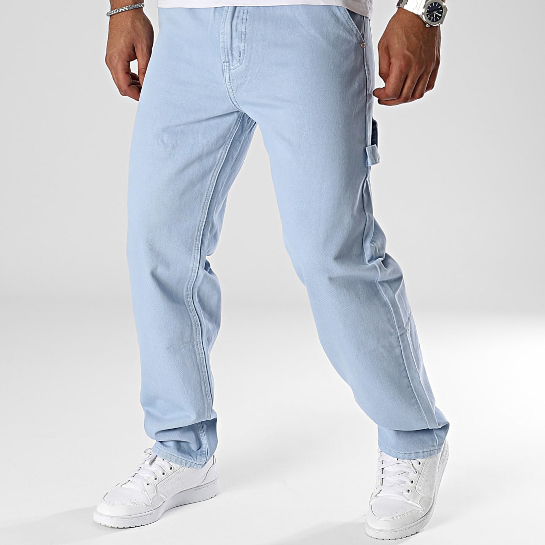 Jean large sales bleu clair
