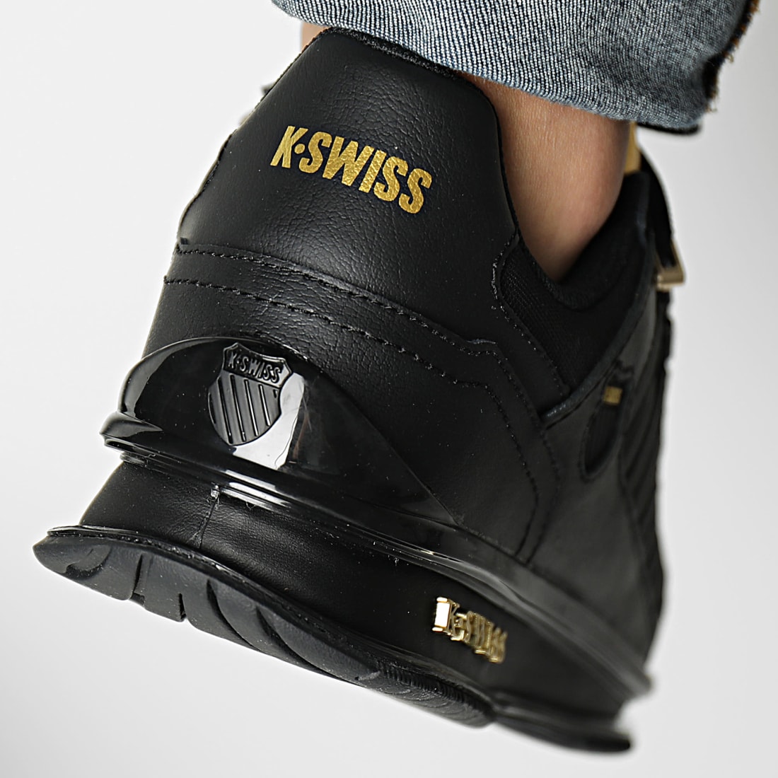 K swiss clearance black and gold