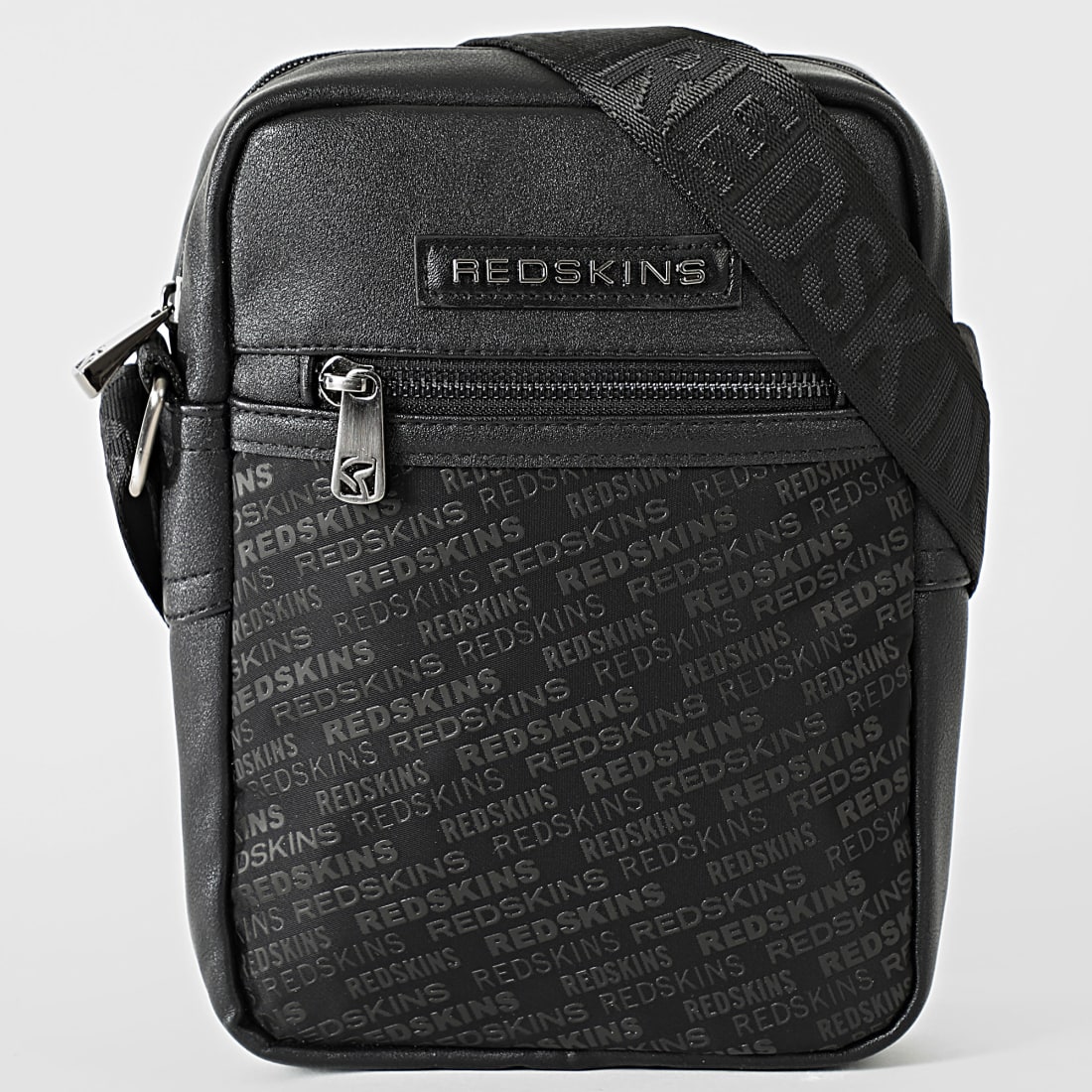 Sacoche redskins cuir noir on sale