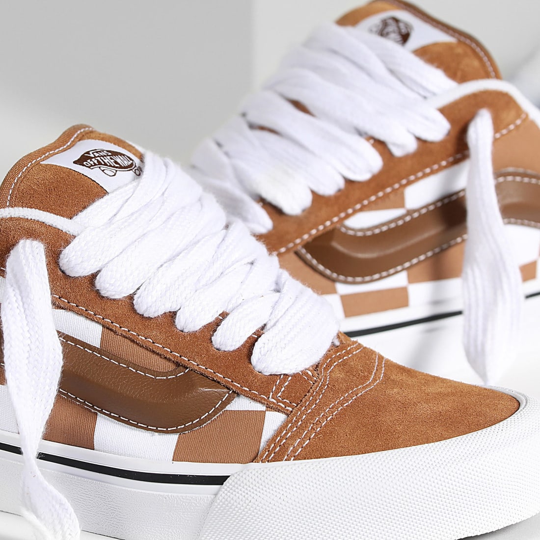 Vans Baskets Knu Skool CRPBRO1 Mega Check Brown