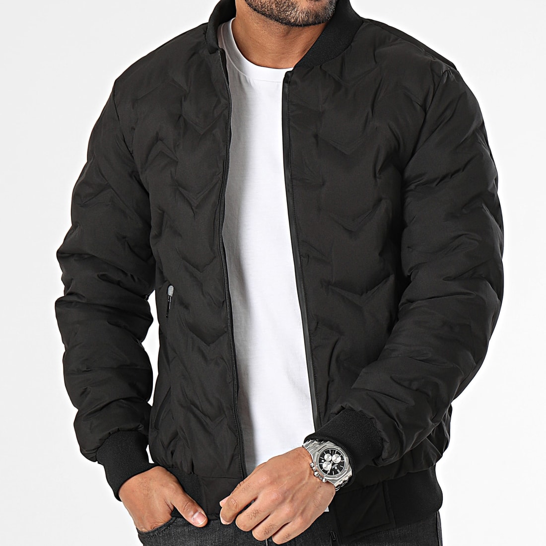 Veste bomber best sale noir