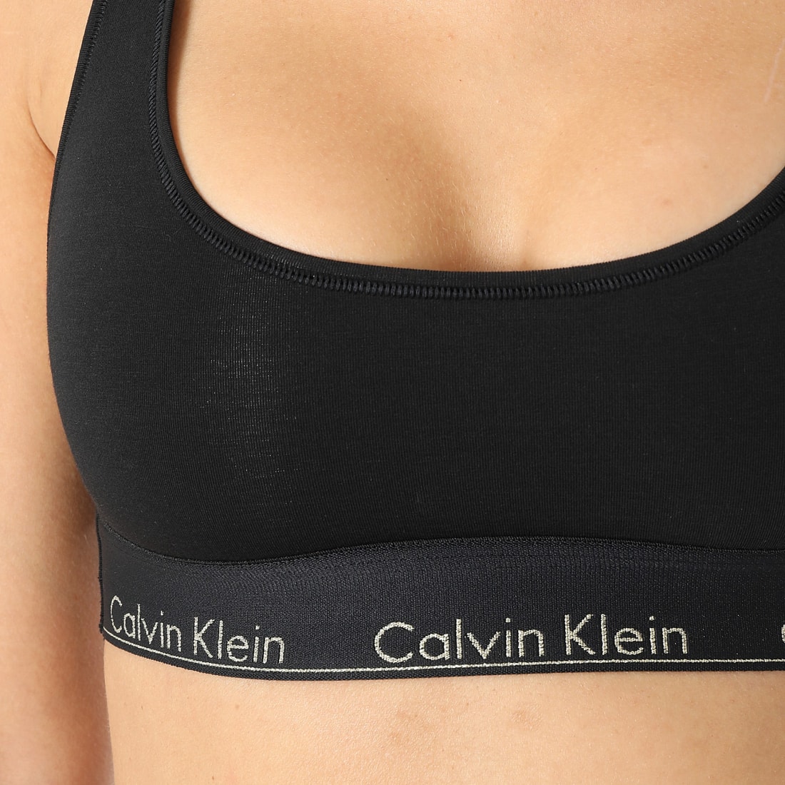 Calvin Klein Ensemble String Et Brassi re Femme QF7453E Noir