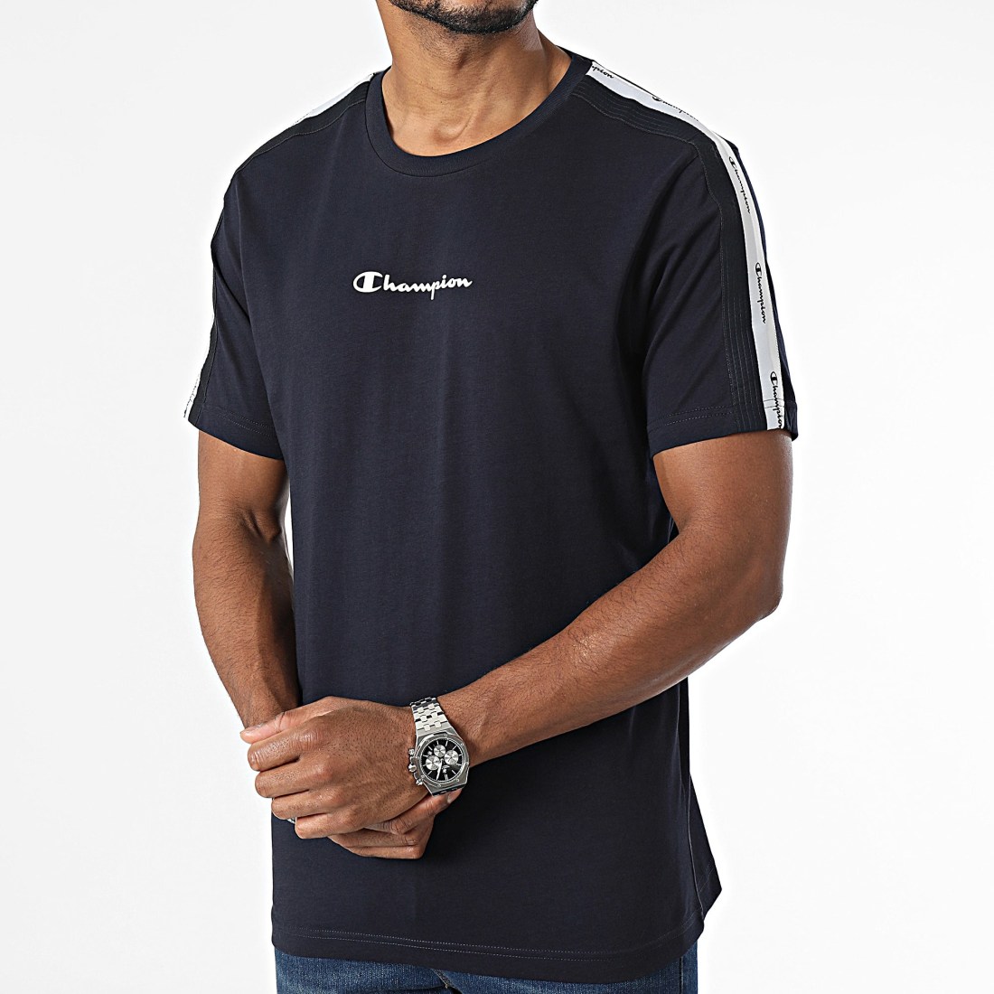 Tee shirt clearance champion bleu marine