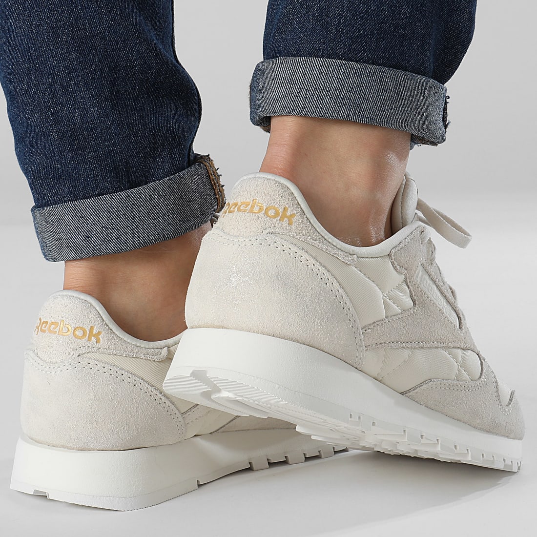 reebok paillette argent