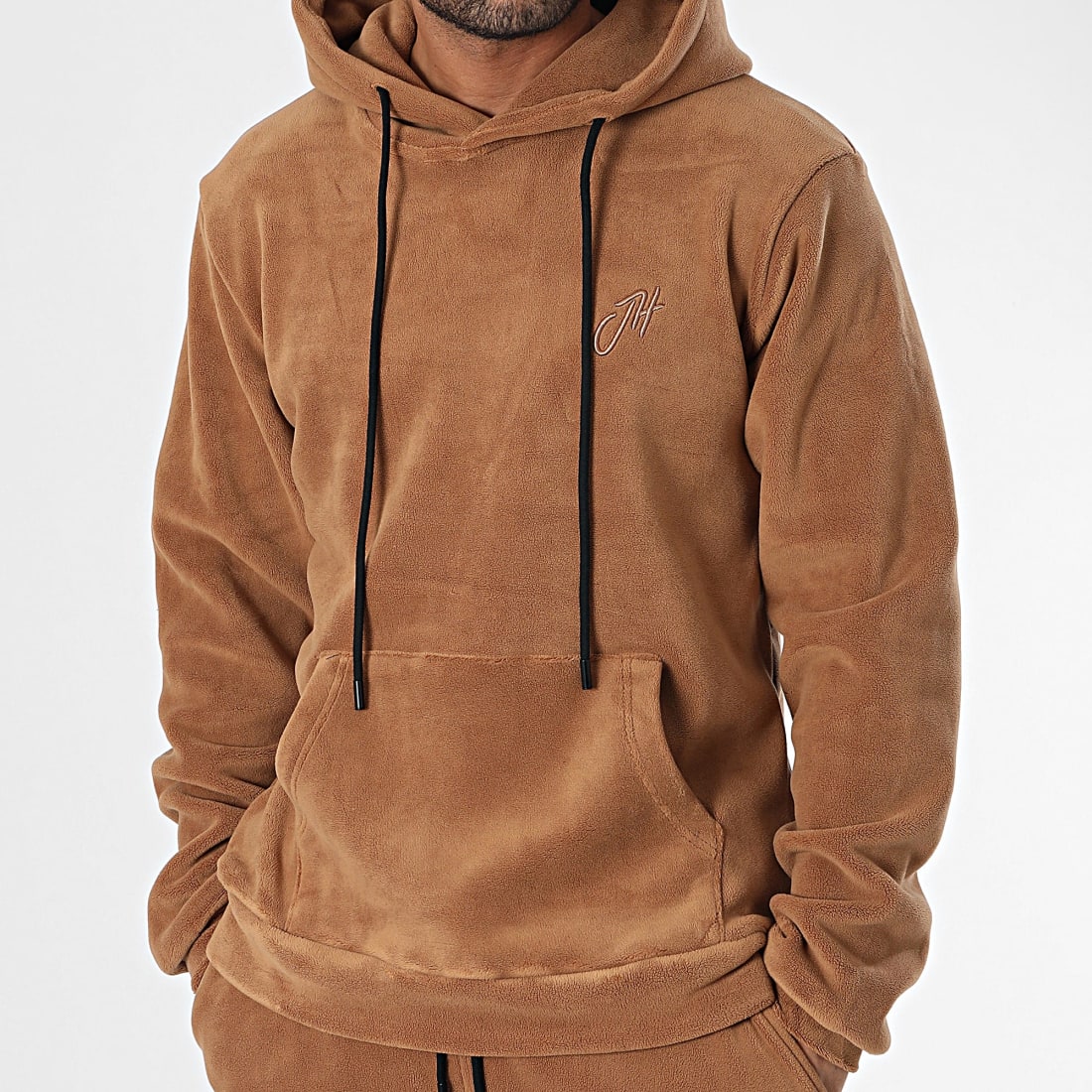 John H Ensemble De Survetement Polaire Camel