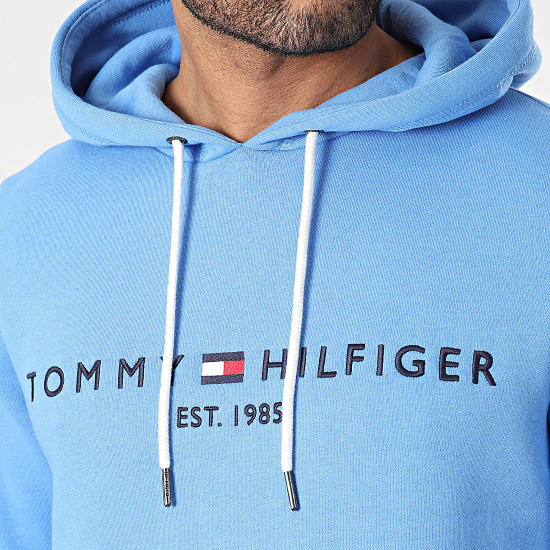 Sweat Capuche Tommy Logo 1599 Rouge