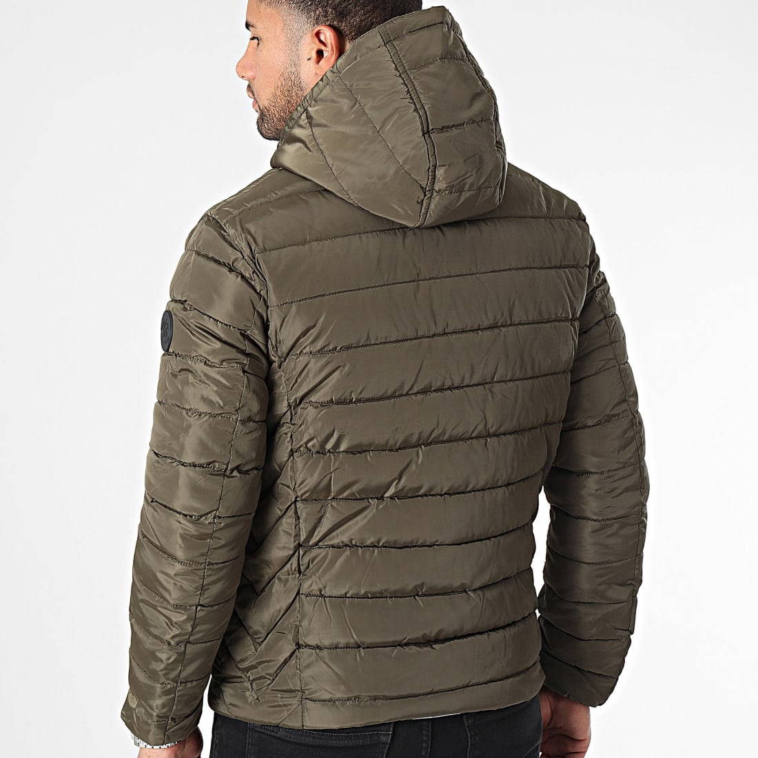 Kymaxx Doudoune Chauffante Capuche Vert Kaki