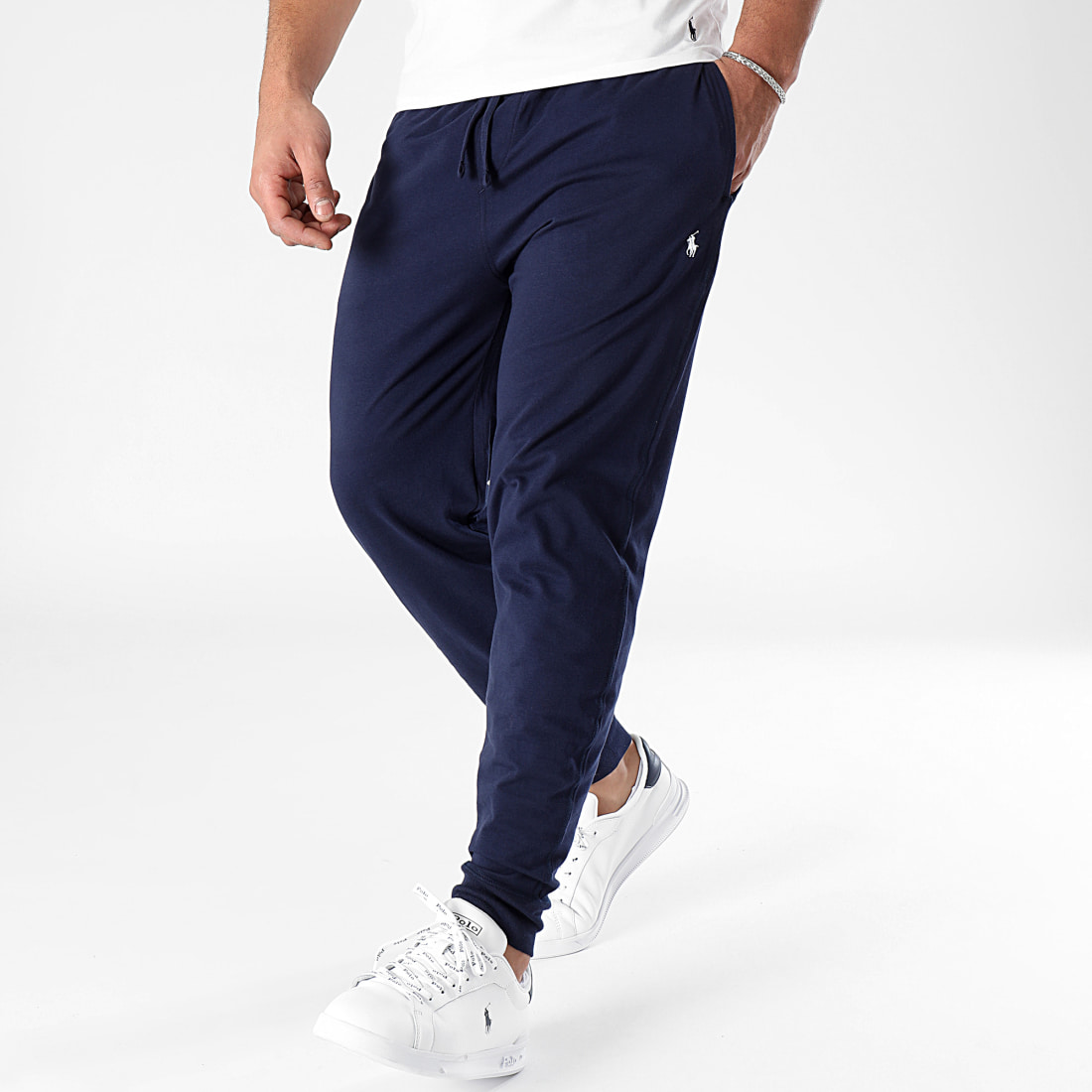 Pantalon de jogging Ralph Lauren gris en coton