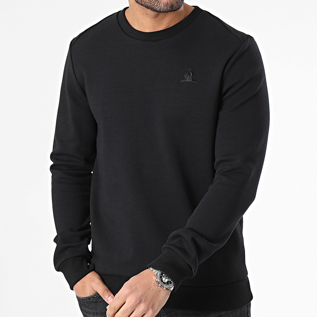 Sweat le best sale coq sportif noir