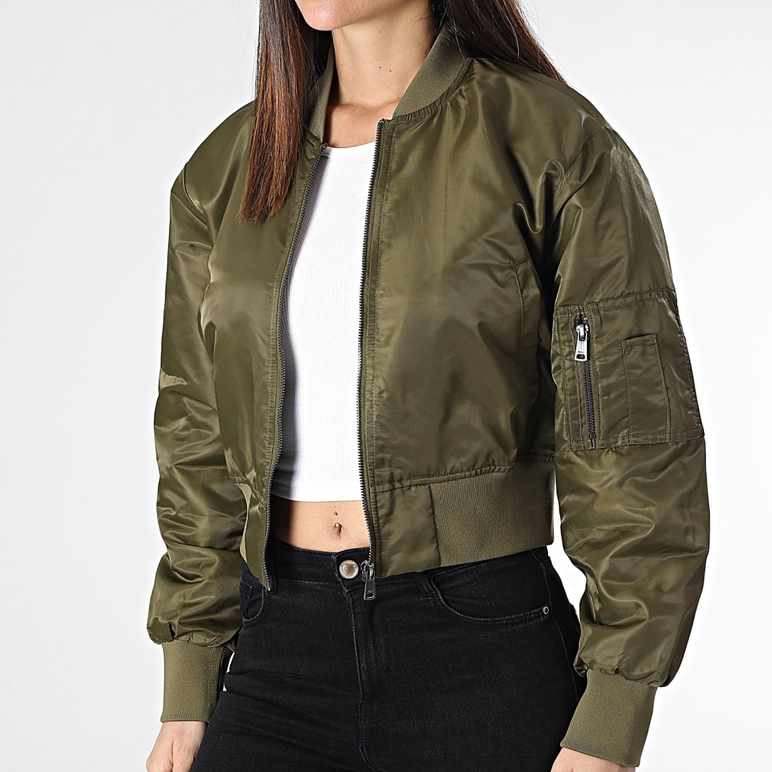 Bombers femme vert store kaki