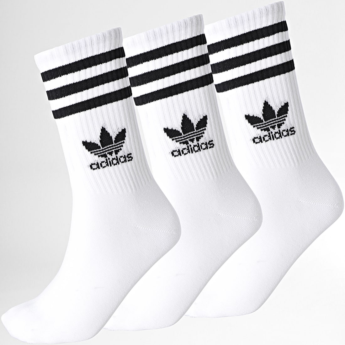Adidas Originals - Lot De 3 Paires De Chaussettes IJ0733 Blanc - LaBoutiqueOfficielle.com
