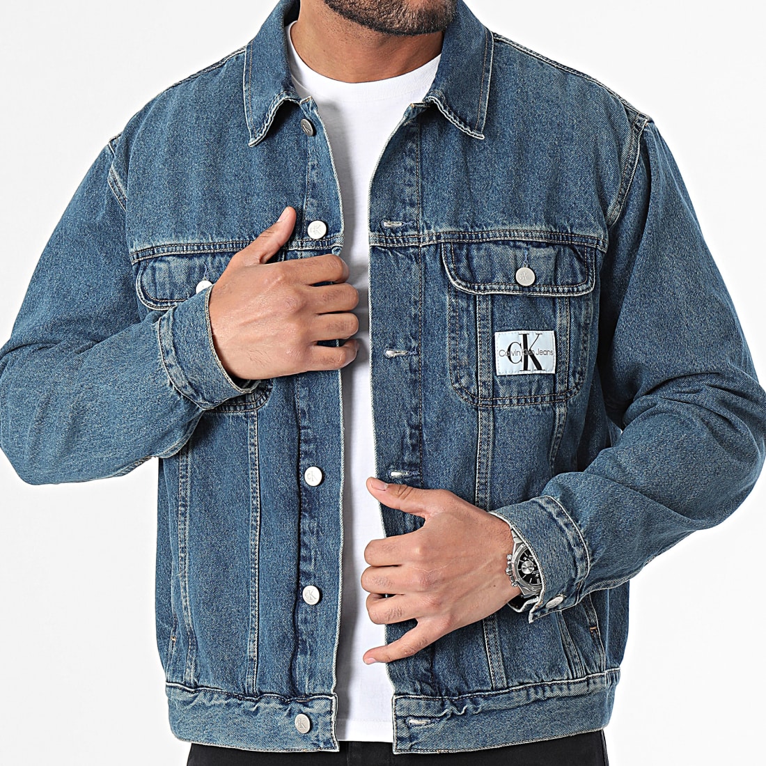 Veste calvin hotsell klein bleu