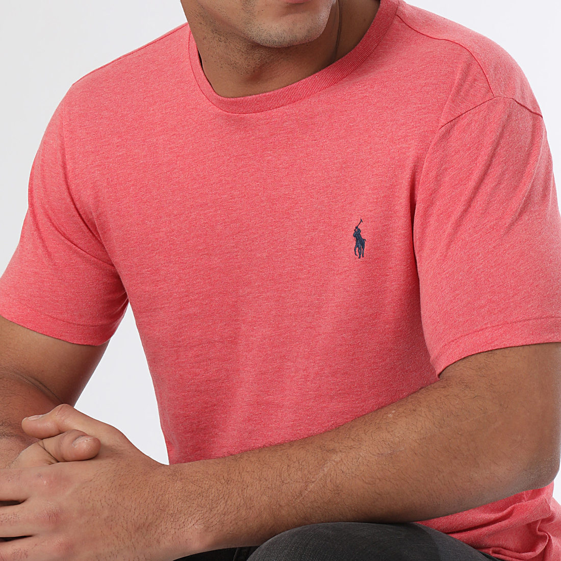 Polo Ralph Lauren Tee Shirt Original Player Rose Chin