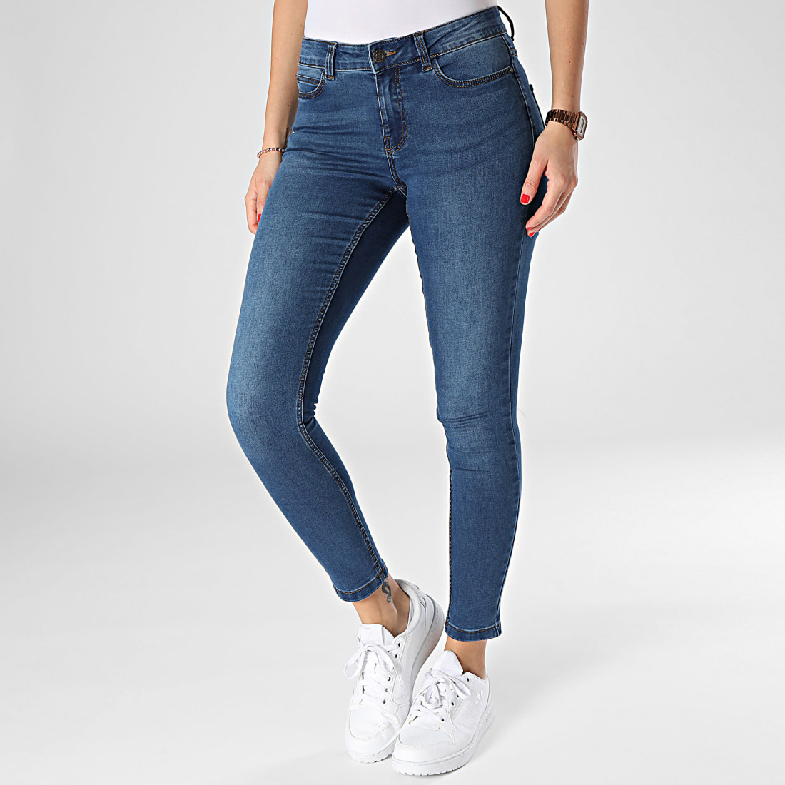 Noisy May Jean Skinny Femme Billie Bleu Denim