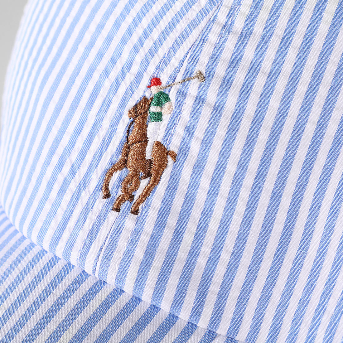 Polo Ralph Lauren Casquette Classic Blanc Bleu Clair