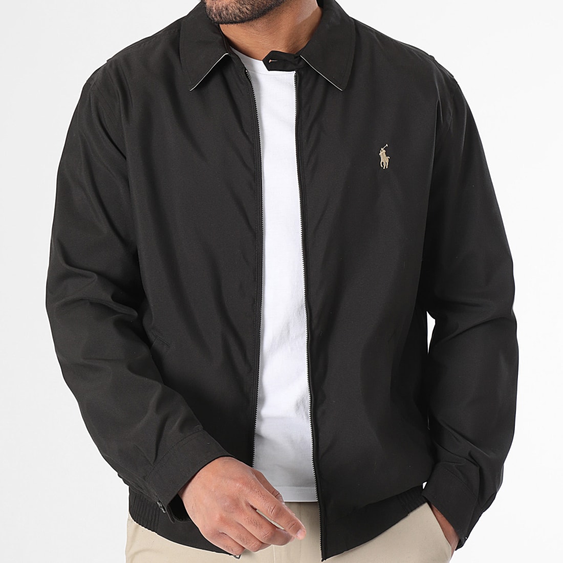 Polo Ralph Lauren Veste Zipp e Bi Swing Noir