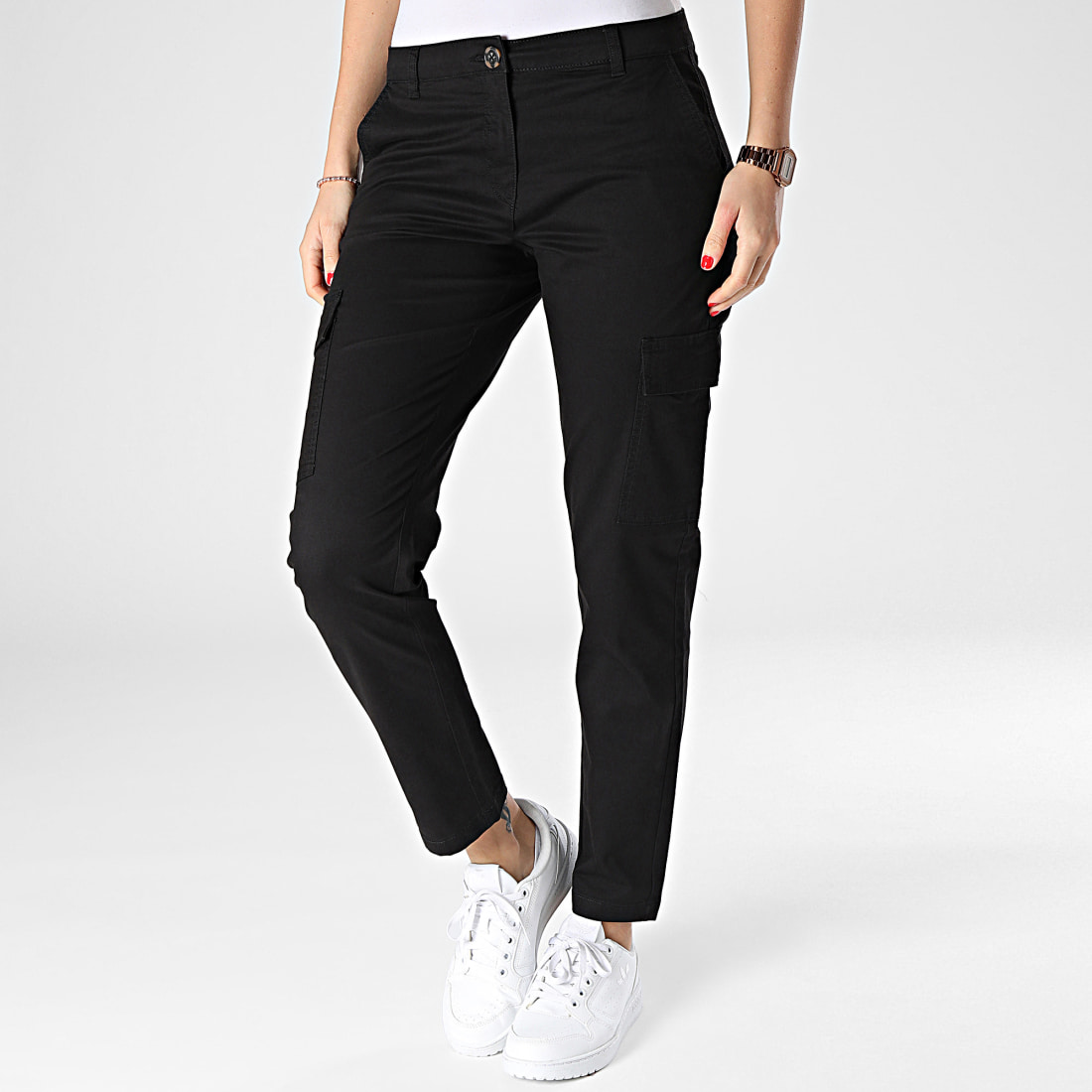 Pantalon noir deals slim femme