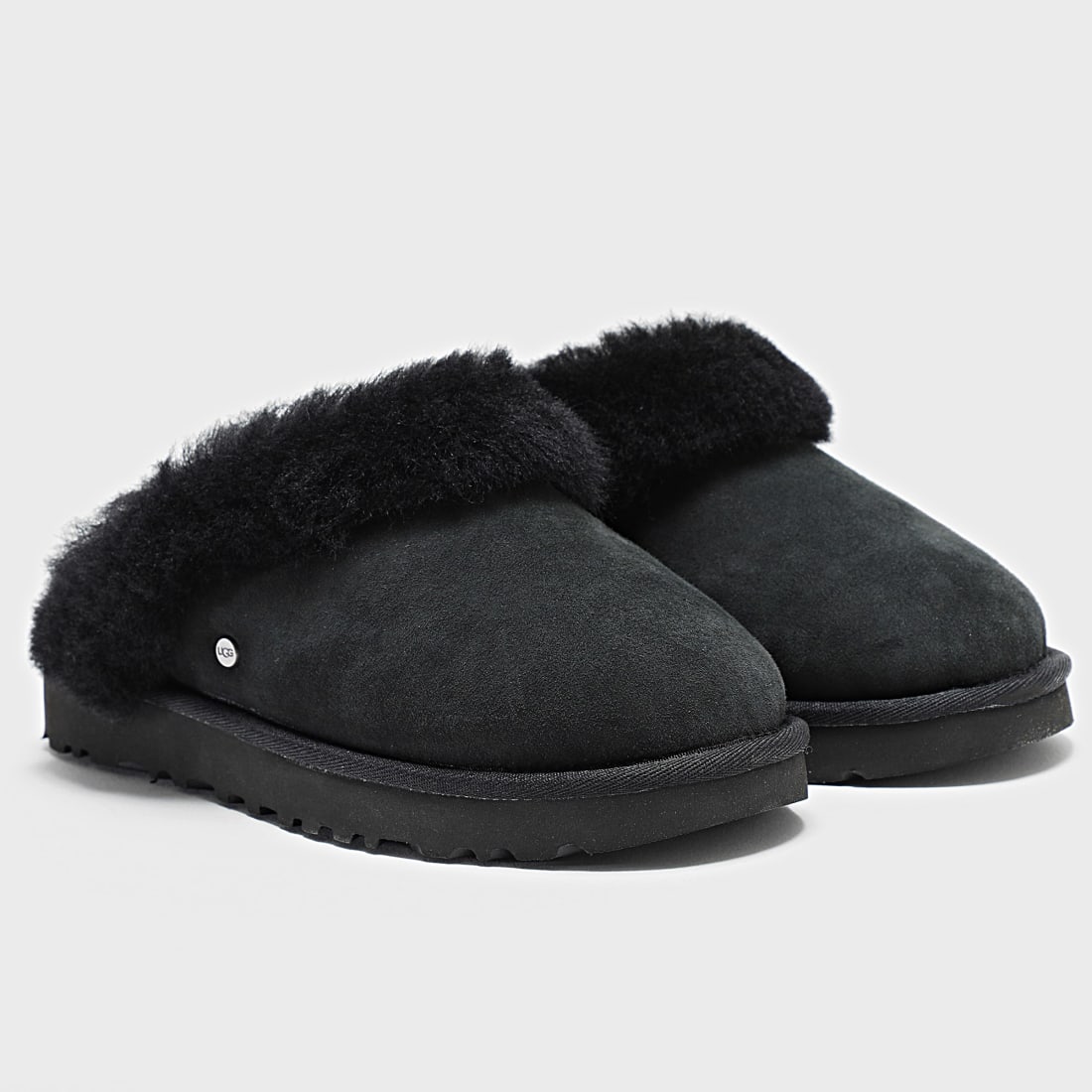 Slippers noir femme shop