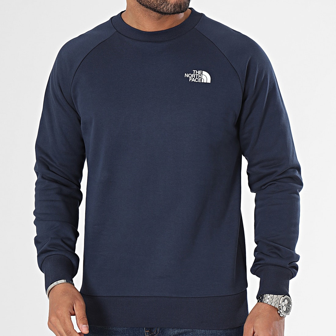The North Face Sweat Crewneck Raglan Redbox A4SZ9 Bleu Marine