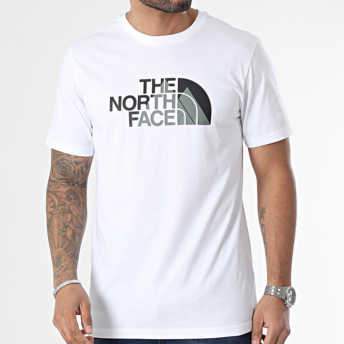 The North Face - Tee Shirt Biner Graphic A894X Blanc ...
