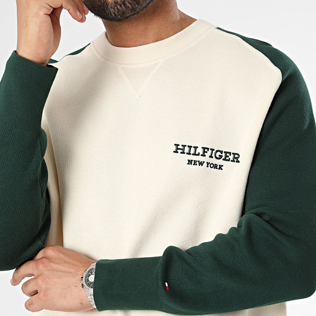 Perry colorblocked raglan hotsell sleeve sweater tommy hilfiger